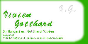 vivien gotthard business card